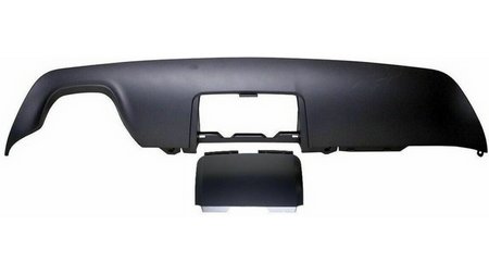 Tylny dyfuzor Matt Black wersja z hakiem holowniczym BMW 5 E60 E61 2003-2010