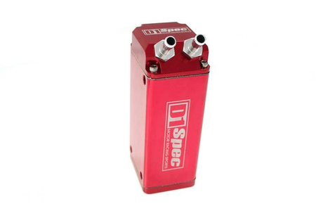 Oil catch tank 0.9L 15mm D1Spec Red Square