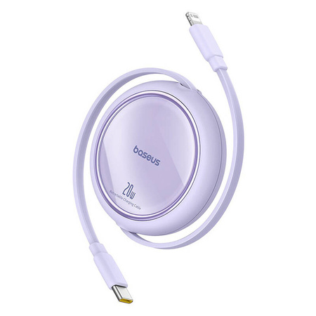 USB Cable Baseus Free2Pull USB-C to iP 20W 1m (purple)