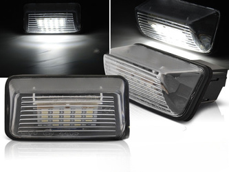 Lampki rejestracji Peugeot 206 306 307 Partner, Citroen C3 C5 Xara Berlingo Saxo
