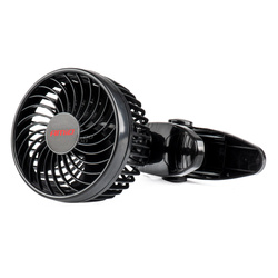 Wiatrak samochodowy wentylator z klipsem 12V AMIO-03005
