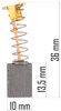 Szczotki węglowe do tokarki PM-MTM-550T-SZ