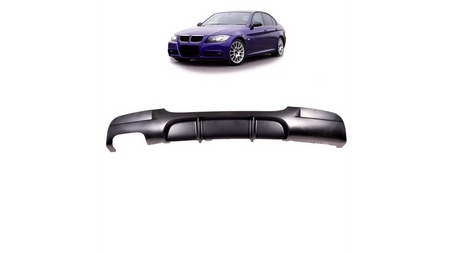 Tylny dyfuzor Matt Black BMW 3 E90 E91 2004-2011