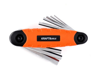 ZESTAW  IMBUSÓW SKŁADANYCH 8 EL. HEX KD11934