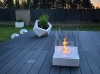 Biokominek  wolnostojący Sunset Garden Biały