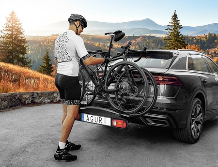 Platforma bagażnik rowerowy Aguri Active Bike 2 rowery black