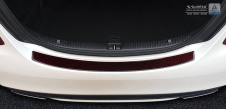 Nakładka na zderzak tylny do Mercedes klasa E CLS C21 Carbon (czarny)