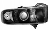 Reflektory lampy przednie Dodge Ram Ringi Black