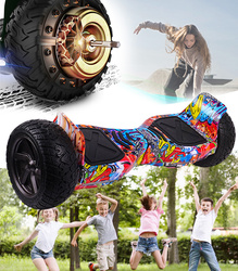 DESKOROLKA ELEKTRYCZNA TERENOWA DLA DZIECI MŁODZIEŻY DUŻE KOŁA HOVERBOARD BLUETOOTH LED