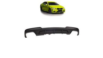 Tylny dyfuzor Matt Black BMW 5 F10 F11 2009-2016