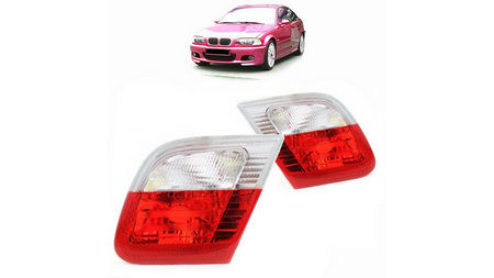 Zestaw Lamp Tylnych Inner Lewy Red Clear BMW 3 E46 przed liftem 1999-2003