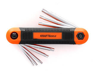 ZESTAW  IMBUSÓW SKŁADANYCH 8 EL. TORX KD11935