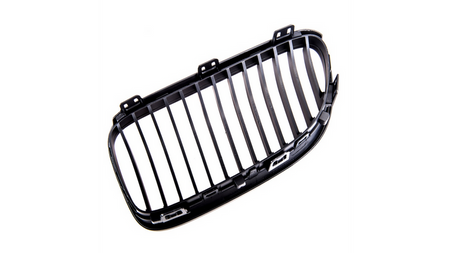 Grill sportowy pojedyncze żeberka Matt Black BMW 3 E92 E93 Facelift 2010-2013