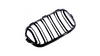 Grill sportowy podwójne żeberka Chrome & Black BMW 1 F20 F21 Facelift 2015-2019