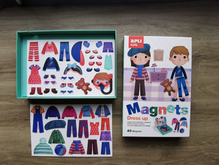 Magnetyczna układanka Apli Kids - Ubieranki