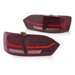 Lampy diodowe red LED BAR do VW Jetta VI 11-14