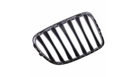 Grill sportowy pojedyncze żeberka Gloss Czarny BMW X1 E84 2009-2015