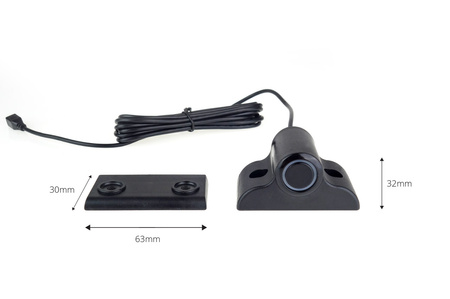 Zestaw czujników parkowania TFT01 4,3" z kamerą HD-308-LED 4 sensory czarne Truck
