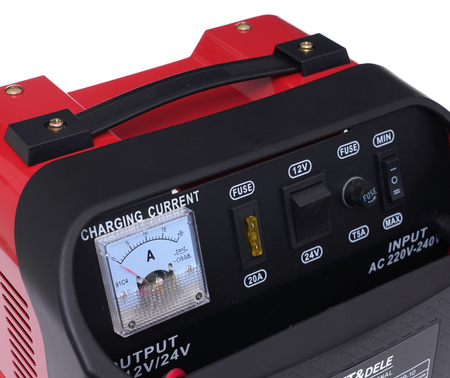 Prostownik samochodowy 12V 24V 10A 60Ah KD1905