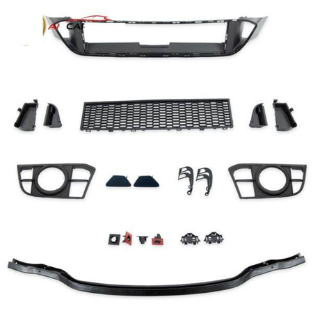 PRZEDNIE CZESCI ZDERZAKA BMW F10 13-17 LCI M-TECH
