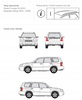 Bagażnik dachowy belki Subaru Forester II/SG DARK