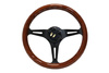 Kierownica 350mm Drewno Black