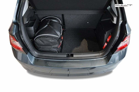 SKODA FABIA HATCHBACK 2014+ TORBY DO BAGAŻNIKA 3 SZT