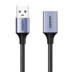 UGREEN US115 Przedłużacz USB 3.O, męski USB do żeński USB, 0,5m (czarny)