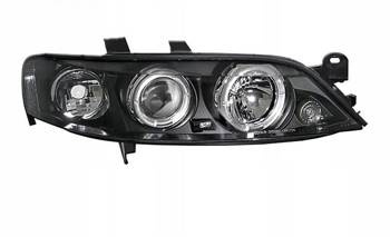Reflektory lampy przednie Opel Vectra B BLACK RING