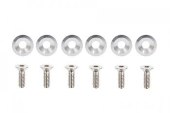 Śrubki ozdobne M8x1.25 15mm D1 Silver