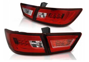 Lampy diodowe renault clio iv 13- red white led