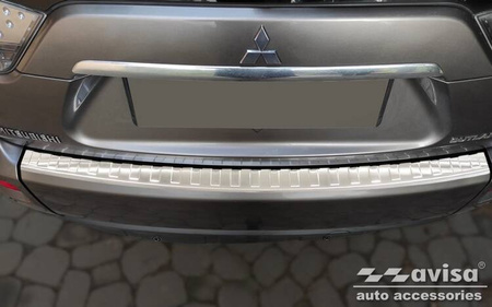 Nakładka na zderzak tylny do Peugeot 4007 (Stal)