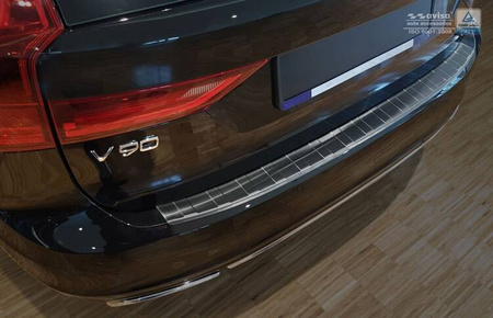Nakładka na zderzak tylny do VOLVO V90 (Czarna)
