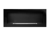 Biokominek wiszący 900x400 czarny połysk