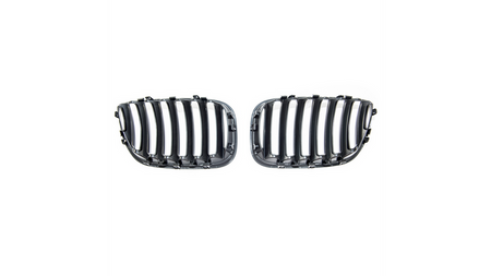 Grill sportowy pojedyncze żeberka Matt Black BMW X5 E53 Facelift 2003-2007