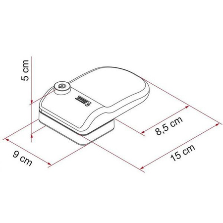 Zabezpieczenie drzwi Safe Door Black - Fiamma