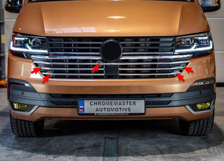 Listwy atrapy zderzaka przedniego Volkswagen Caravelle 2019-2023