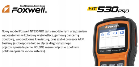 Dodatkowa marka do skanera FOXWELL NT530 PL