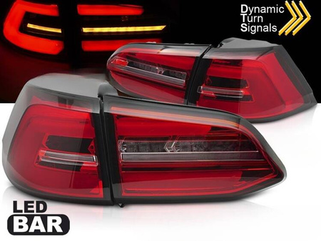 Lampy diodowe R-WHITE LED do VW GOLF 7 VII VARIANT