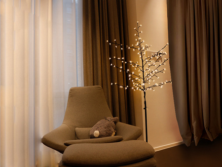 DRZEWKO DEKORACYJNE LED ŚWIECĄCE ŚWIĄTECZNE 120 CM