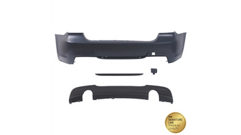 Tylny zderzak sport zestaw z dyfuzorem  BMW 3 (E90) Sedan 2005-2011
