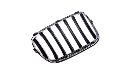 Grill sportowy pojedyncze żeberka Gloss Black BMW X3 F25 przed liftem 2010-2014