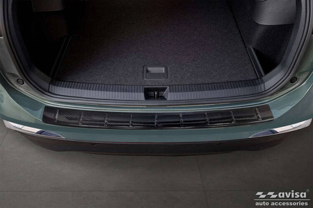 Nakładka na zderzak tylny Volkswagen Tiguan 3 (Carbon Fiber)