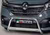 Orurowanie przednie 63 mm z homologacją do RENAULT TRAFIC 2019- | chrom