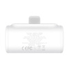 Powerbank OS-Baseus Compact IP 5000mAh 20W (white)