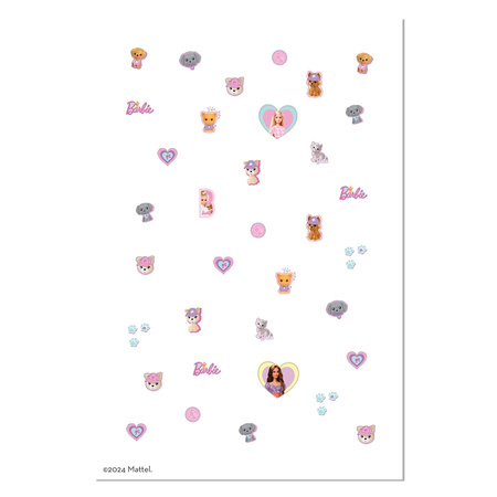 Naklejki na paznokcie dla dzieci Barbie Snails - Barbie & Pets