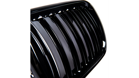 Grill sportowy podwójne żeberka Gloss Black BMW 3 E36 Compact Facelift 1996-1999
