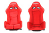 Fotel sportowy LOW MAX K608 Welur Bride Red