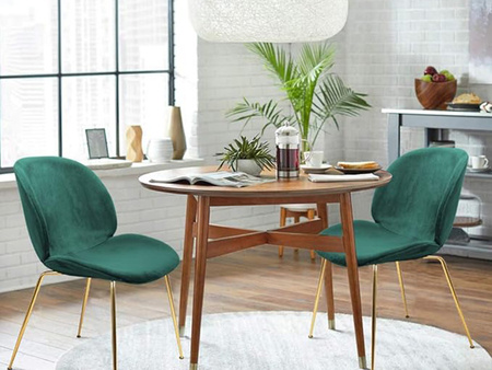 KRZESŁO FLORIN GLAMOUR NOWOCZESNE VELVET DO JADALNI SALONU