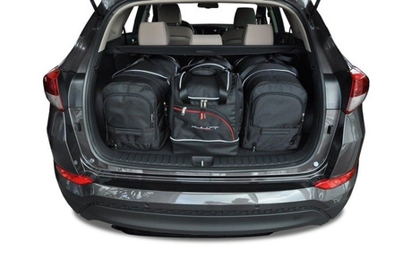 HYUNDAI TUCSON 2015+ TORBY DO BAGAŻNIKA 4 SZT